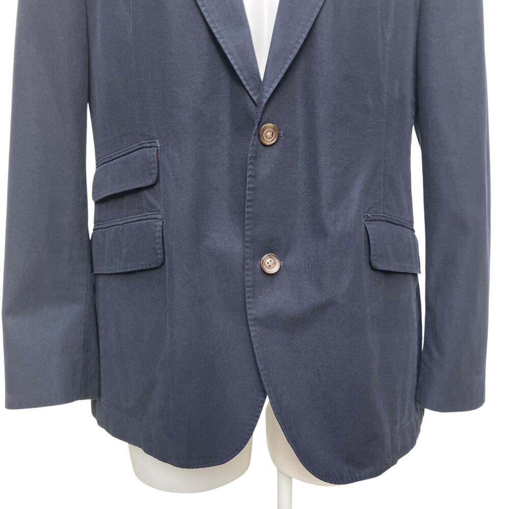 Kroon Sting‎ Wash Blazer Jacket Sport Coat 42R Black 2 Button Single Breasted - Picture 3 of 16